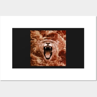 Lioness of The Jungle Fierce Zodiac Sign Graphic Design Leo Lion Posters and Art